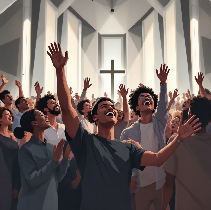 Worship congregation